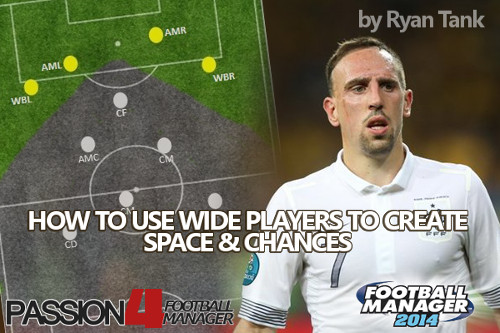 Create Space with Wide players in Football Manager