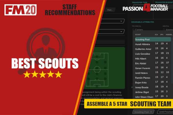 Best Football Manager 2020 Scouts Set Up A 5 Star Scouting
