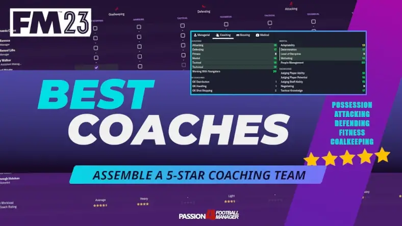 Best Football Manager 2023 Coaches
