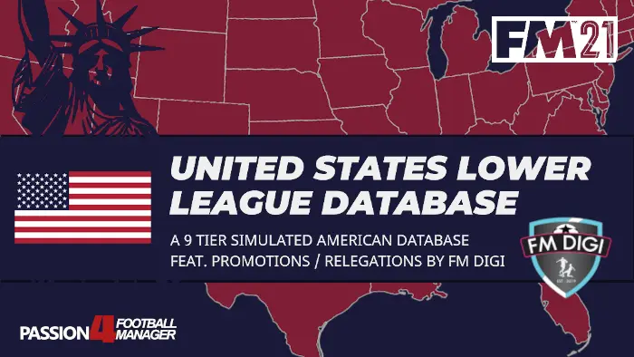 FM21 United States lower league database