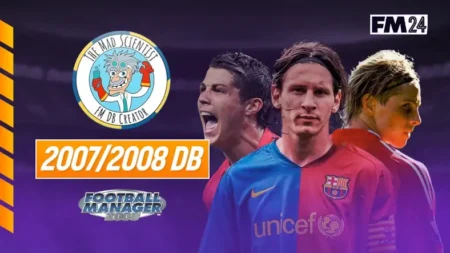 2007/08 Throwback Database for Football Manager 2024