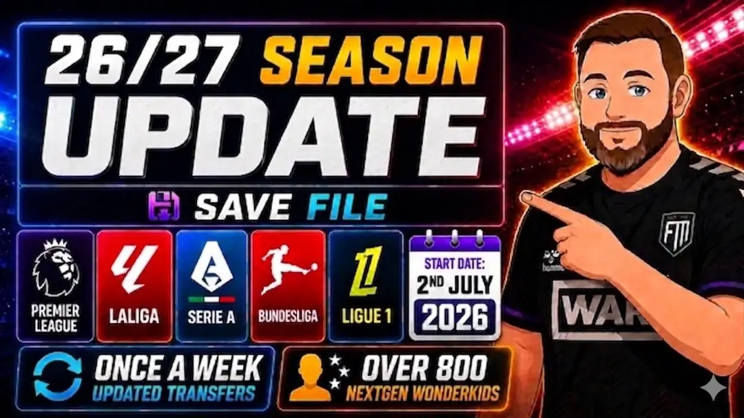 FM26 2026-2027 season update by FranklyFM84