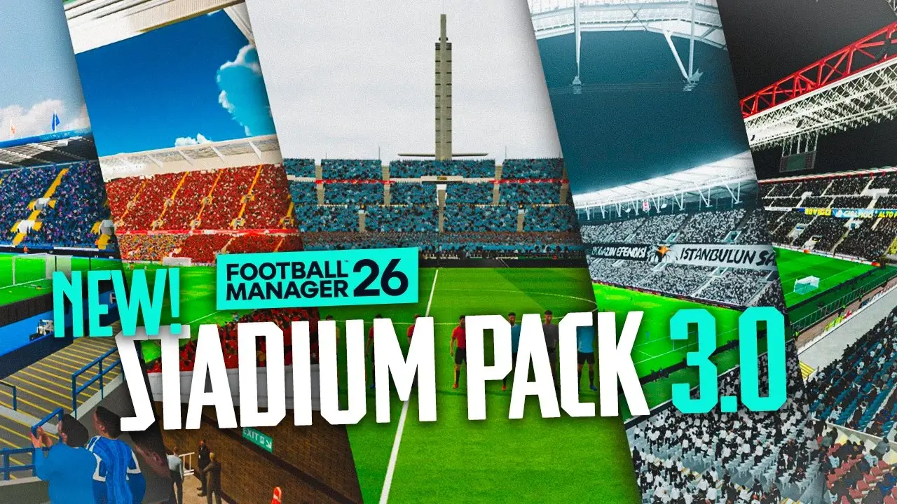 FM26 3D Stadiums Megapack | The Game-Chaning Update v3 | How to Get More Realistic Stadiums on FM26 8 FM26 3D Stadiums megapack - the game-changing update 3