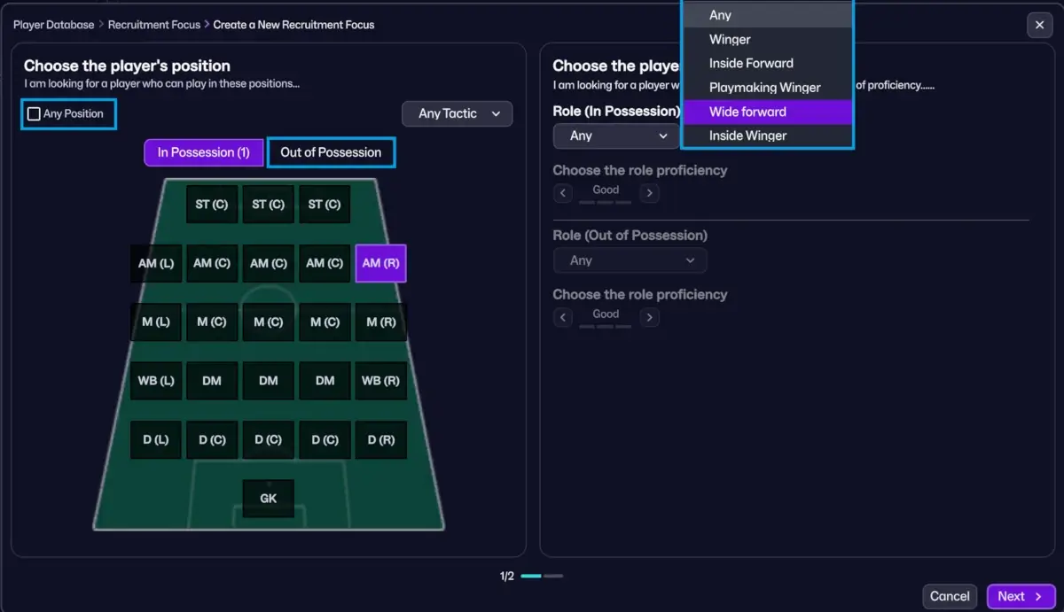 Scouting Smarter: 6 Essential Recruitment Focuses You Need to Create on FM26 4 Creating Recruitment Focuses in Football Manager