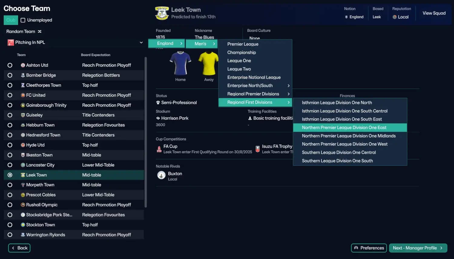 FM26 English Lower Leagues Level 11 Database | Get the Ultimate England Database 3 FM26 England Database Level 8 unlocked - The Ultimate English lower leagues database for Football Manager 26