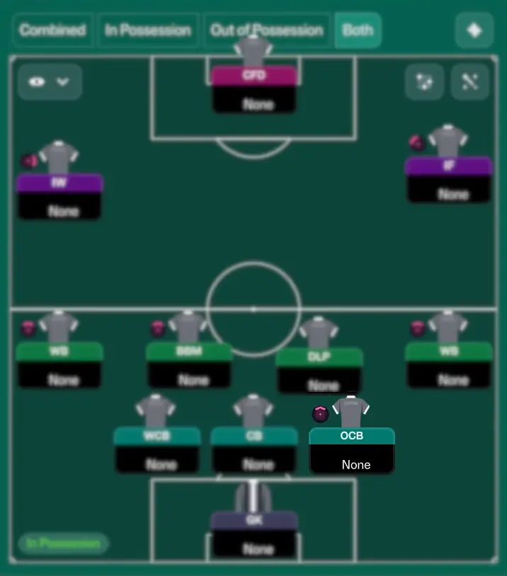 The Powerful Overlapping Centre-Back Role | FM26 Best Player Roles 4 Overlapping Centre-back role in back three formations on FM26