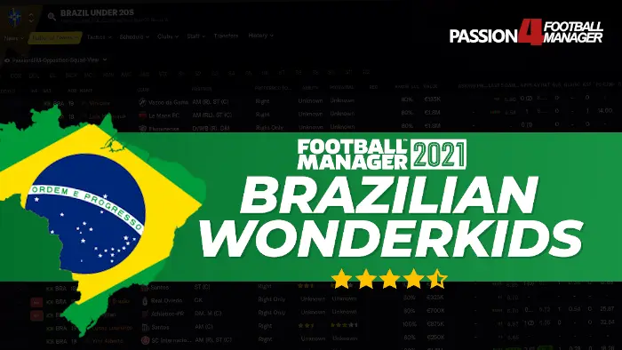 Football Manager 2021 Brazilian Wonderkids