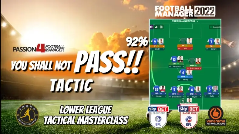 Football Manager 2023 Tactic you shall not pass