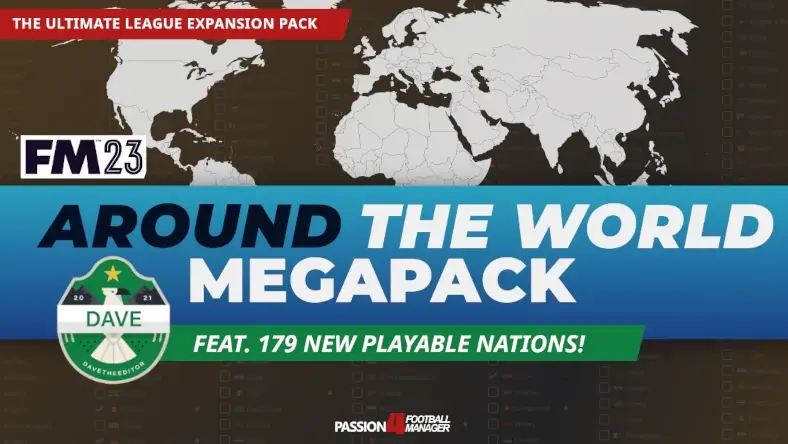 Football Manager 2023 Around the world League megapack