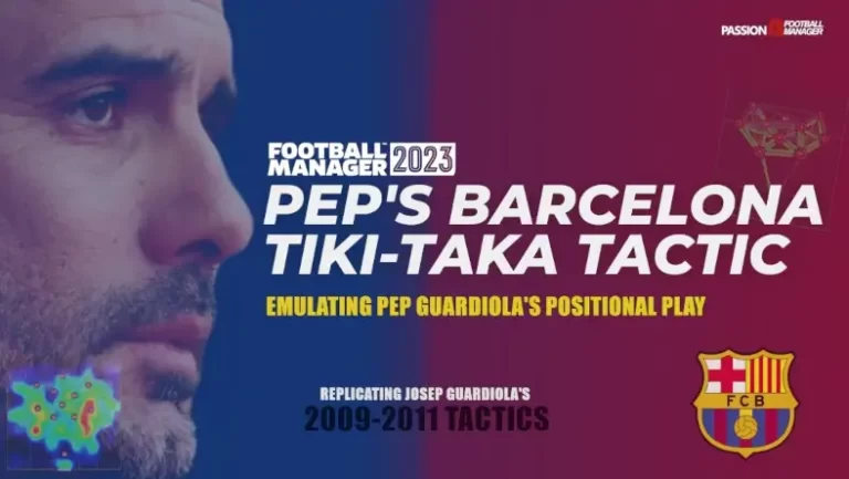 Football Manager 2023 Pep Guardiolas Barcelona Tiki-Taka Tactics