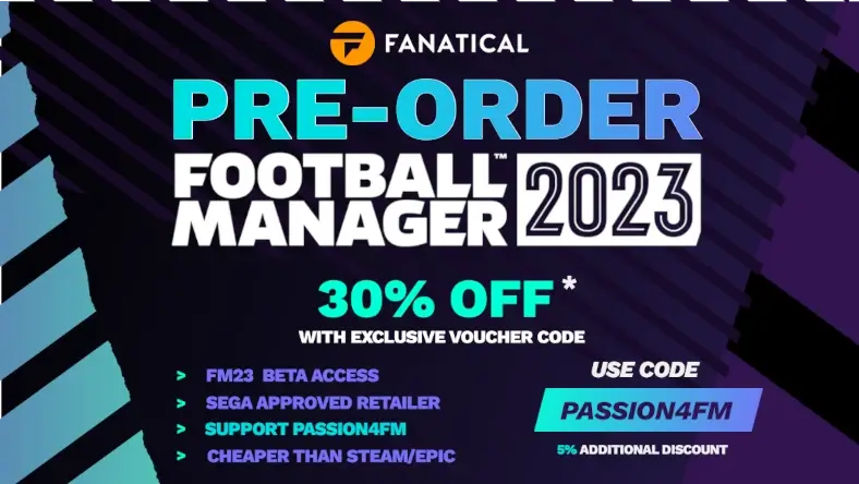 Football Manager 2023 pre-order deal