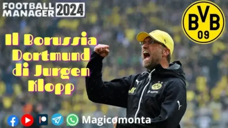 Tactical Emulation of Jurgen Klopp's Borussia Dortmund tactics Football Manager 2024