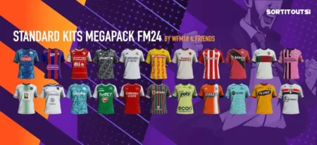 Football Manager 2024 Standard real kits megapack