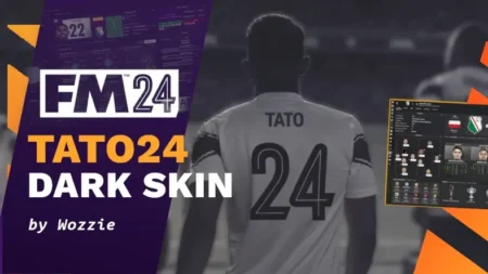 Football Manager 2024 Tato24 Dark skin
