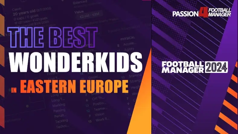 Football Manager 2024 wonderkids from Eastern Europe
