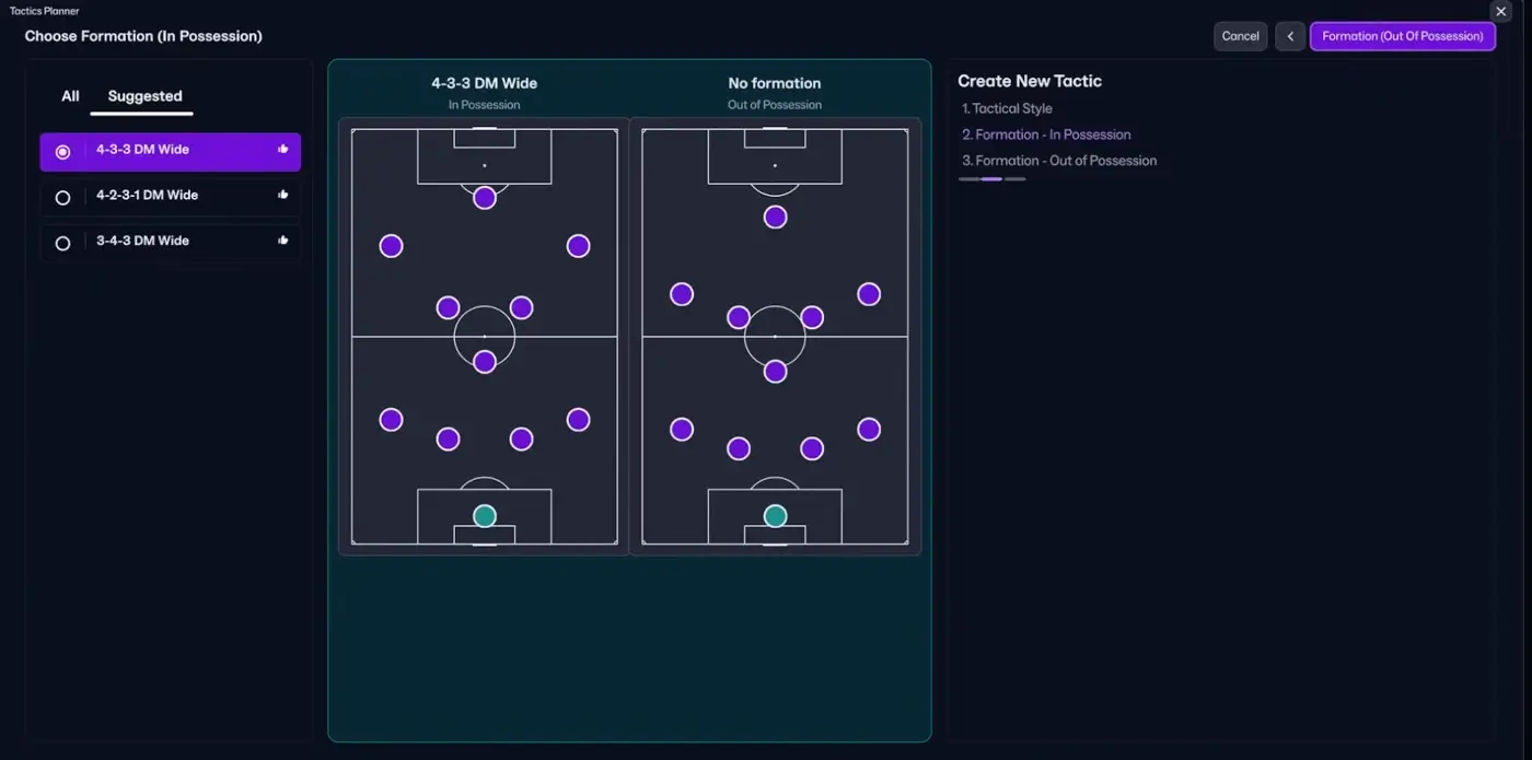 Beginners Guide to FM26 Tactics Creation: In- & Out Of Possession Tactics, New Player Roles & Visualizer 4 FM26 In & Out of Possession Tactics - Your Team's shape