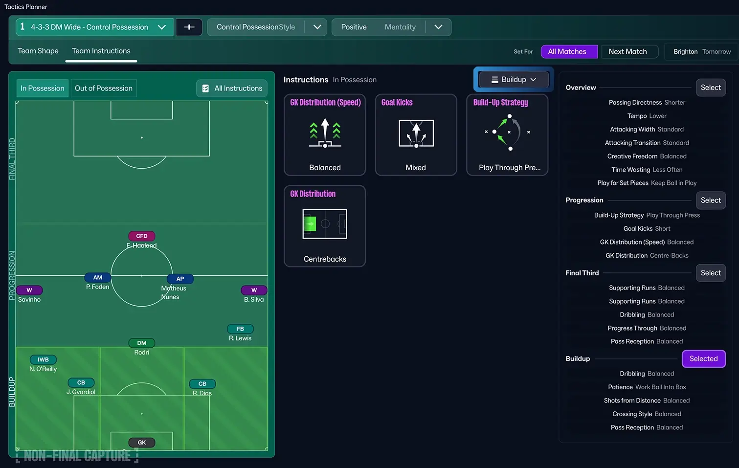 Beginners Guide to FM26 Tactics Creation: In- & Out Of Possession Tactics, New Player Roles & Visualizer 22 Football Manager 26 Tactics Visualiser Buildup play