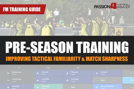 Maximising Effect of Pre-Season Training in Football Manager