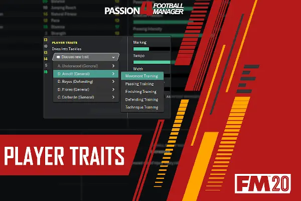 Player Traits ; Football Manager Guide