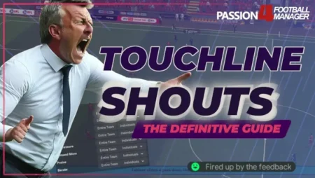 Football Manager touchline shouts guide FM24