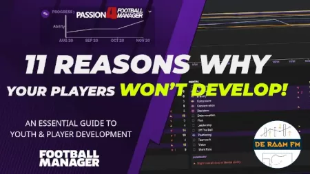 11 reasons why your players wont develop in Football Manager