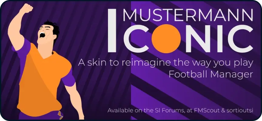 Football Manager 2024 Mustermann Iconic Skin - the most innovative FM24 Skin