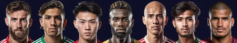 URAN Newgen Faces for Football Manager 26 3 Some Newgen Faces in URAN Facepack for FM26