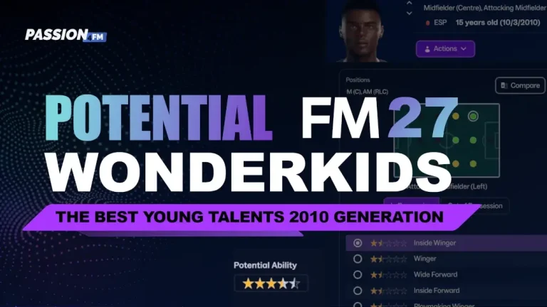 Potential FM27 Wonderkids: Best Young Talents in 2010 Generation set for Football Manager debut