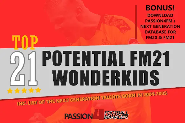 Potential Football Manager 2021 Wonderkids