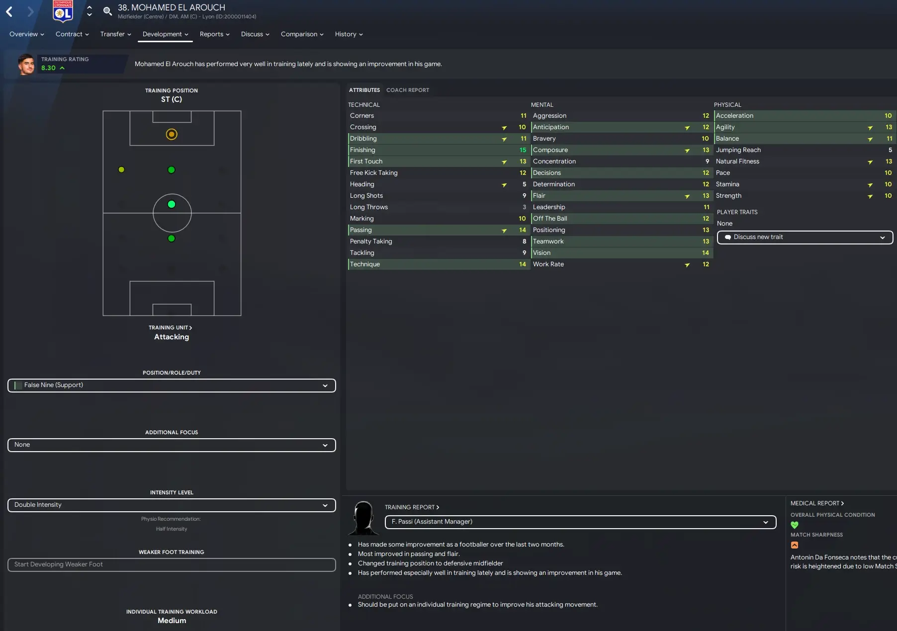 The Ultimate Youth Development Guide | How to develop players in Football Manager 13 retraining el Ariouch into a false 9
